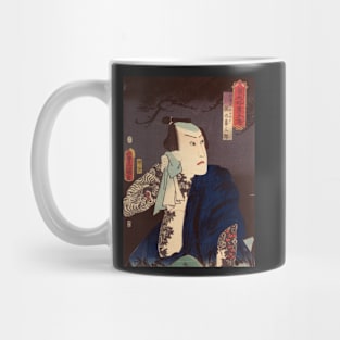 The Actor Kawarazaki Gonjūrō I as Ude no Kisaburō Mug